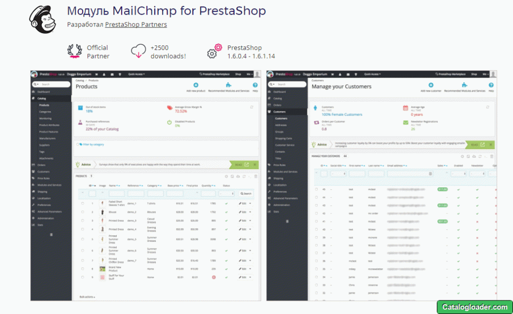 Модуль MailChimp